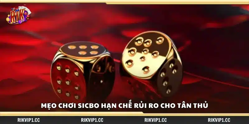 Mẹo chơi sicbo hạn chế rủi ro cho người mới bắt đầu